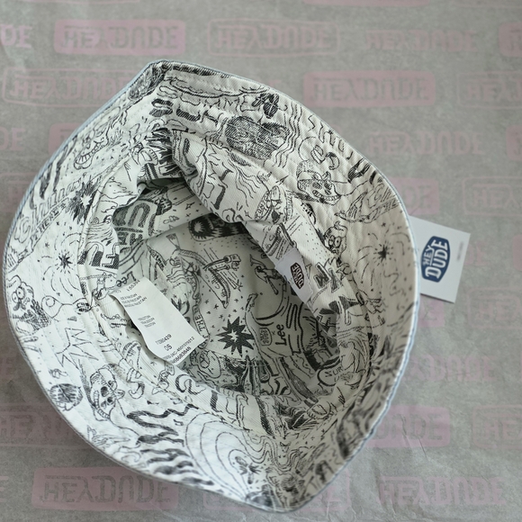 Hey Dude Light Blue Kids Bucket Hat - Picture 3 of 8